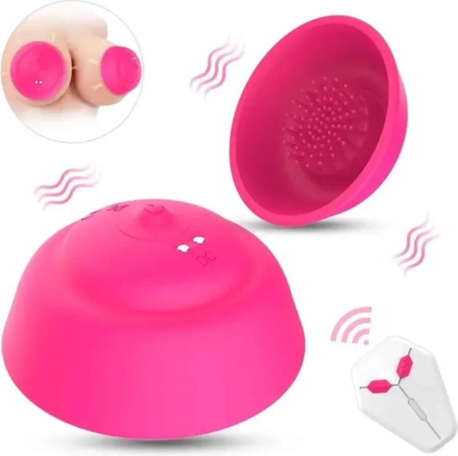 3-in-1 tepelstimulator met zuigen, vibratie en likken (set van 2)