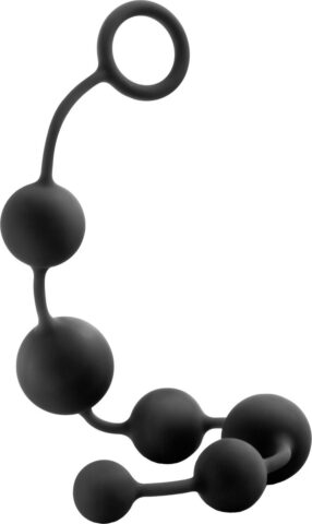 Anal Adventures Platinum siliconen anaalkralen large