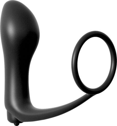 Anal Fantasy Ass-Gasm cockring met vibrerende buttplug