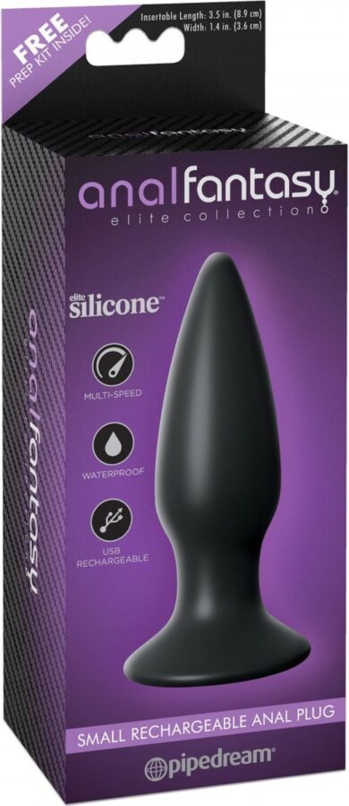 Anal Fantasy oplaadbare vibrerende buttplug small