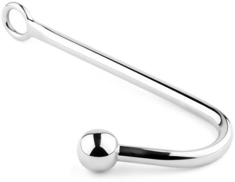 Anal hook RVS met bal 24 cm
