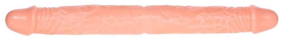 Baile dubbele dildo 36 cm beige