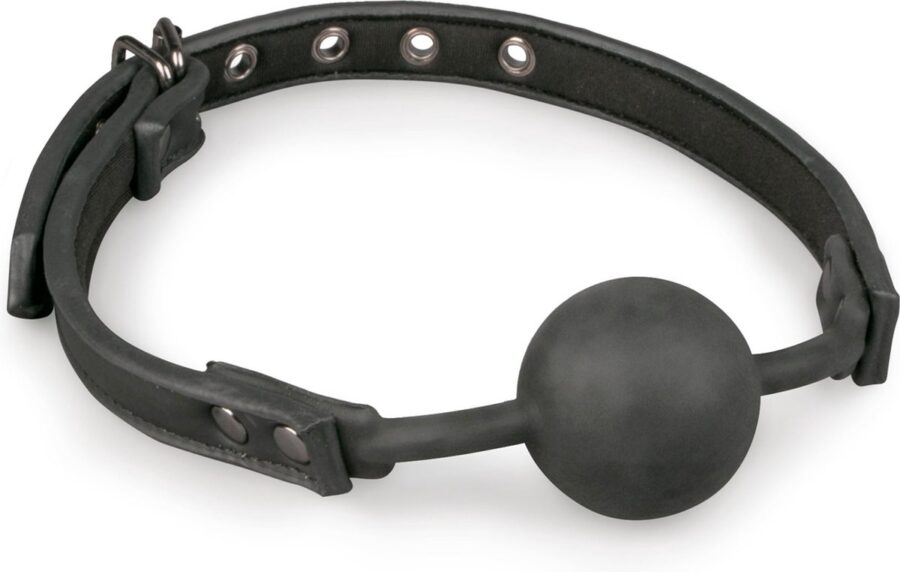Ball gag met siliconen bal en verstelbare band