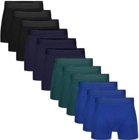 Bamboo Basics Rico boxershorts heren 12-pack