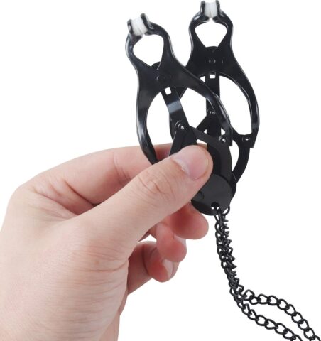 Banoch Pinces de M. Noir clover tepelklemmen met ketting