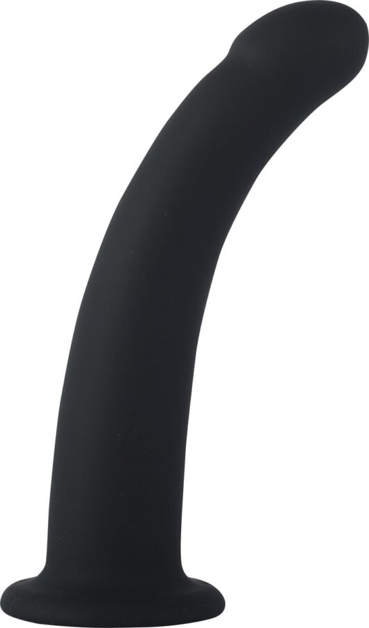 Banoch Curvzz gebogen siliconen dildo small zwart
