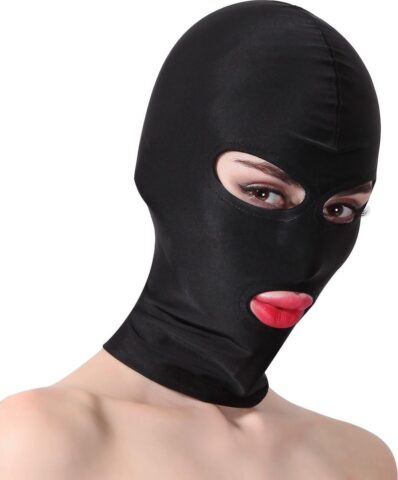 Banoch spandex masker 3 hole zwart