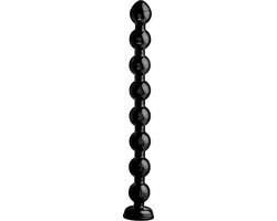 Beaded Thick Anal Snake anaaldildo 48 cm zwart