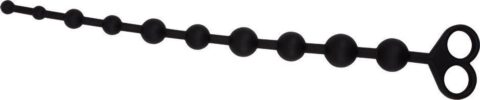 Black Mont Boyfriend Beads siliconen anaalkralen zwart