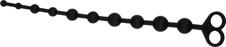 Black Mont Boyfriend Beads siliconen anaalkralen zwart