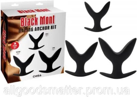 Black Mont Gaping Anchor Kit ankerplug set 3 stuks