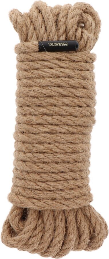 Bondage touw van natuurlijke hennep 10 meter 7 mm