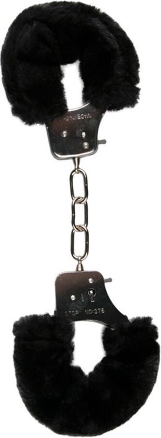 Bonten handboeien zwart met slot