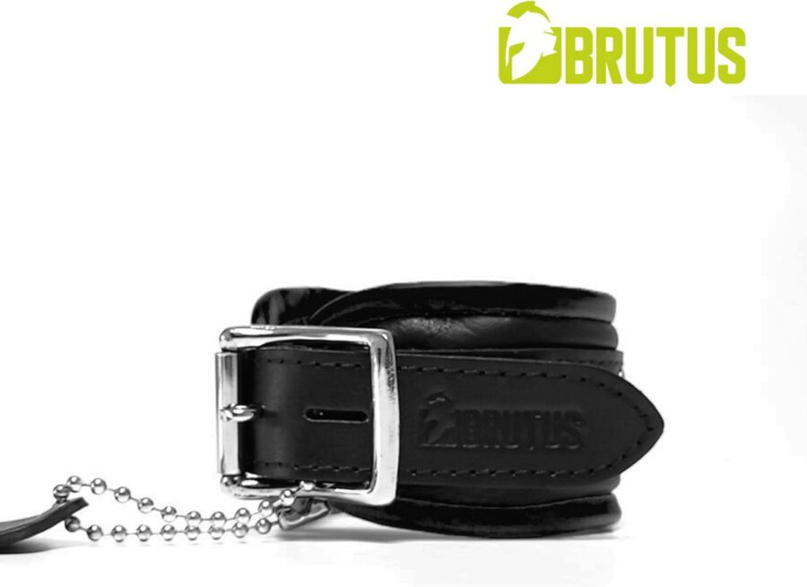 Brutus Leather leren enkelboeien zwart