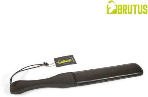 Brutus Cushioned Leather Punisher paddle zwart
