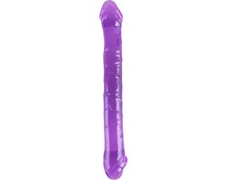 Bubblegum Blast Lollipop Loop dubbele dildo paars 25 cm