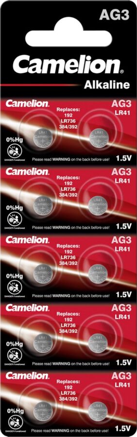 Camelion LR41 knoopcel batterijen (10 stuks)