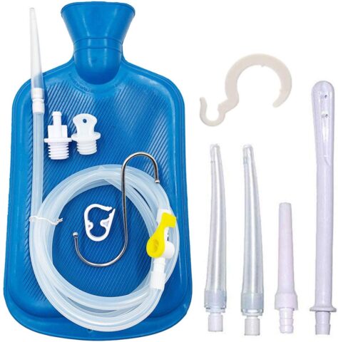 Carmdering klysma irrigatieset 2 liter met 5 tips