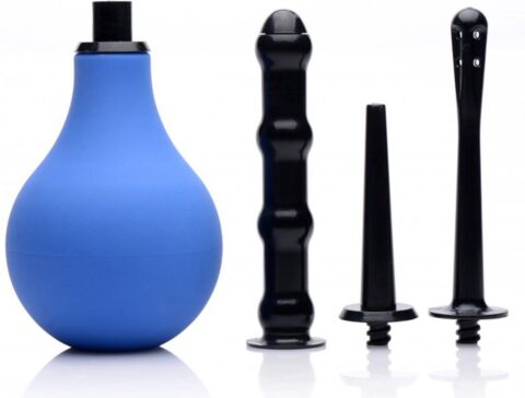 CleanStream Premium One-Way Valve douche set met 3 opzetstukken