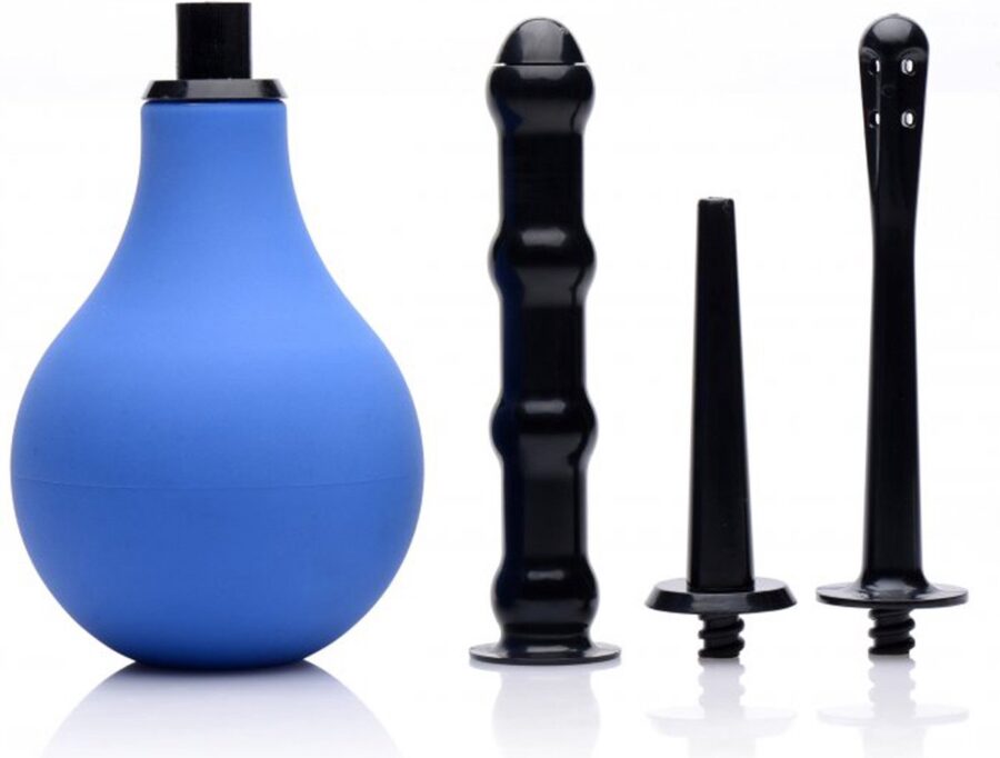CleanStream Premium One-Way Valve douche set met 3 opzetstukken