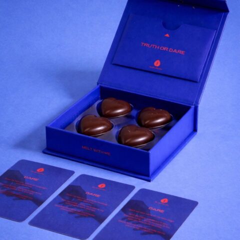 Date Night Bonbons melkchocolade met karamel 4 stuks