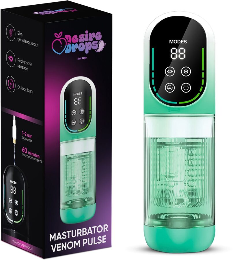 Desiredrops Venom Pulse roterende masturbator