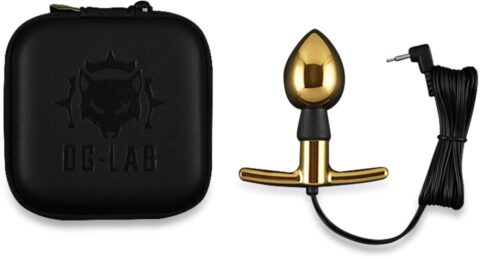 Dungeon Lab bi-polaire electro plug goud