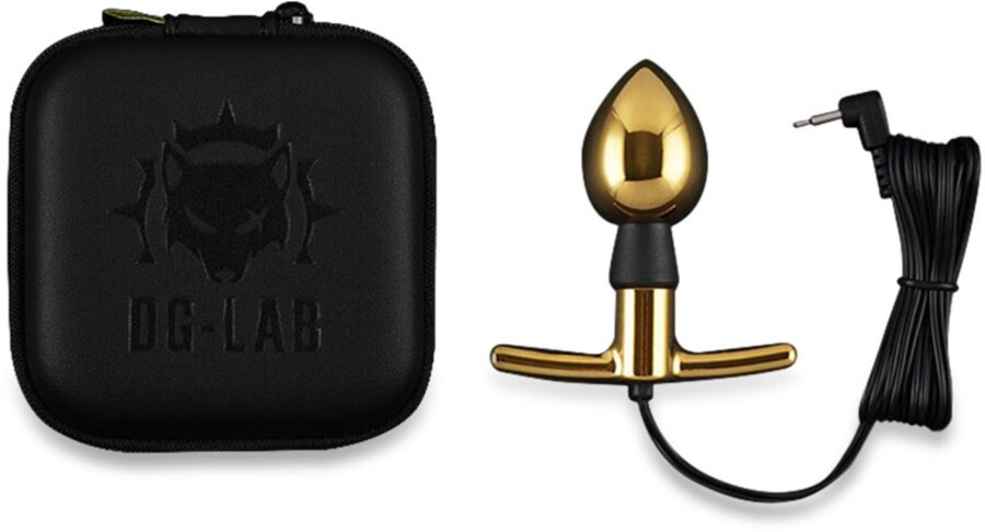 Dungeon Lab bi-polaire electro plug goud