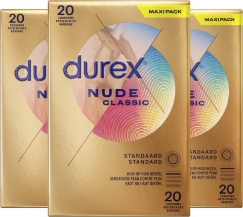 Durex Nude condooms (3x 20 stuks)