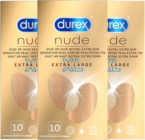 Durex Nude XL condooms (3x 10 stuks)