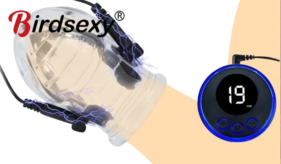 E-stim penisvibrator met afstandsbediening