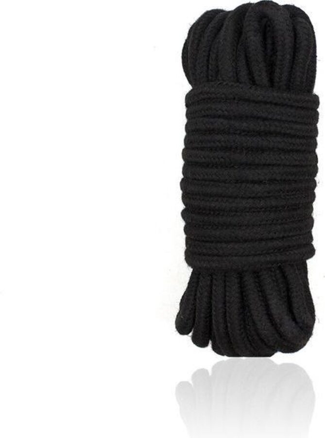 Eroticnoir bondagetouw zwart 10 meter