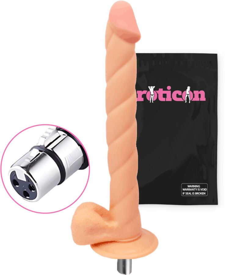 Eroticon dildo opzetstuk 31 cm voor seksmachine