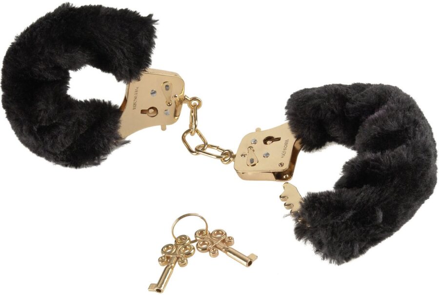 Fetish Fantasy Gold Deluxe Furry Cuffs
