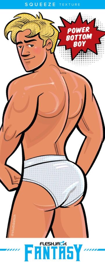Fleshjack Fantasy Power Bottom Boy masturbator