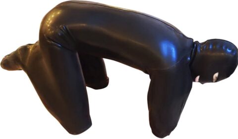 Full body bondage pak met masker zwart