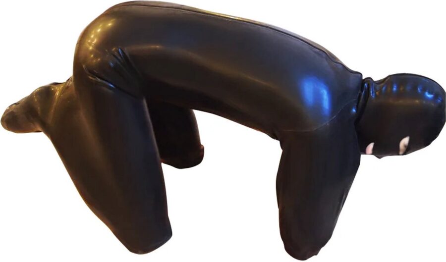 Full body bondage pak met masker zwart