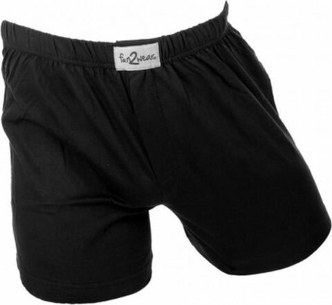 Fun2wear wijde boxershort heren zwart 2-pack
