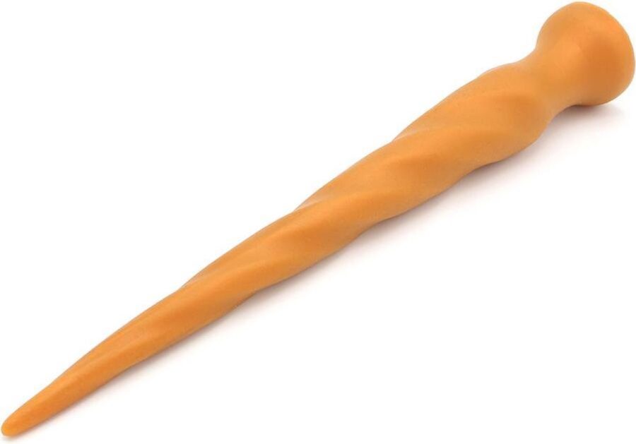 Gold Play extra lange twist anaal dildo maat S