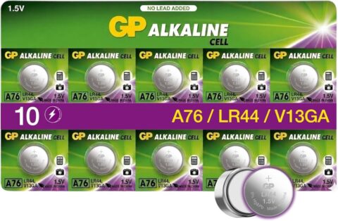 GP Extra LR44 knoopcel batterijen (10 stuks)