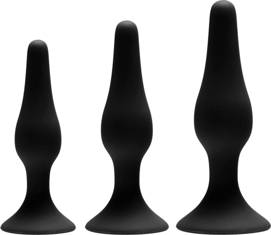 GreyGasms siliconen anaal trainer set 3 stuks