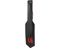 Hidden Desire leren paddle met rood hart
