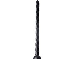 Hosed Ribbed Anal Snake anaaldildo 19 inch