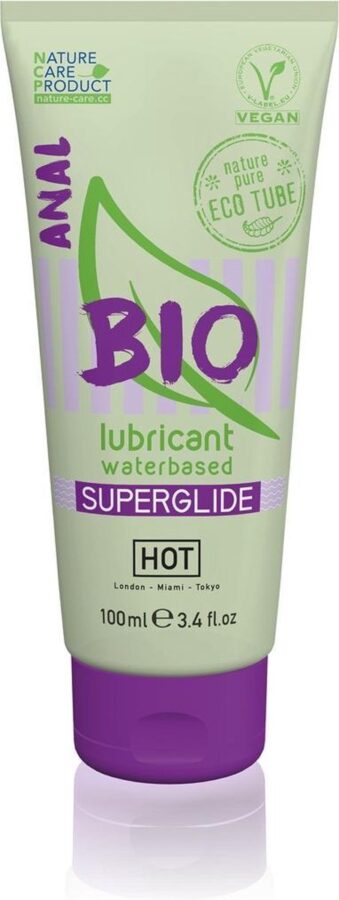 HOT BIO Superglide Anal glijmiddel waterbasis 100 ml