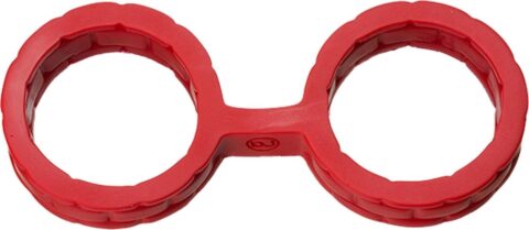 Japanese Bondage siliconen enkelboeien rood