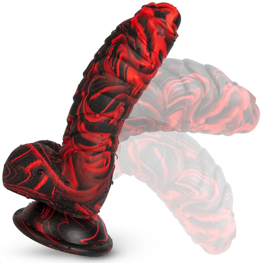 Jespro Fantasy dildo XL 17,5 cm met zuignap
