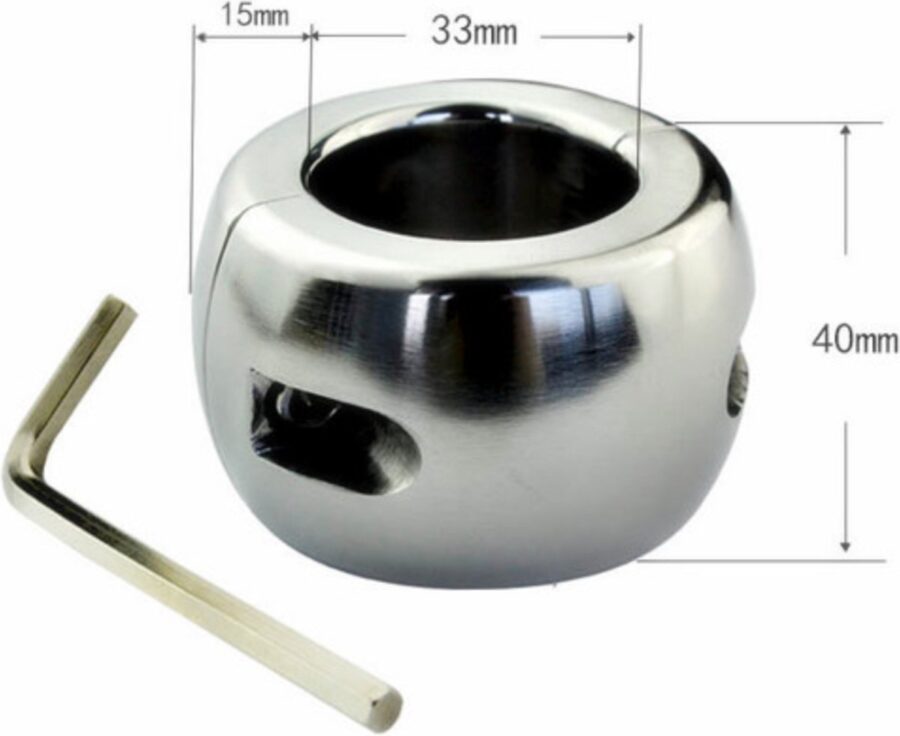 KG Heavy Stainless Steel ball stretcher 40 mm deelbaar
