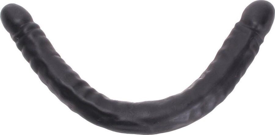 Kiotos Cox dubbele dildo 45 cm zwart