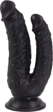 Kiotos Cox dubbele penetratie dildo 21 cm zwart