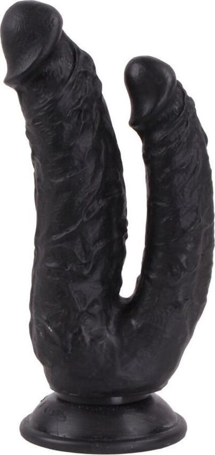 Kiotos Cox dubbele penetratie dildo 21 cm zwart